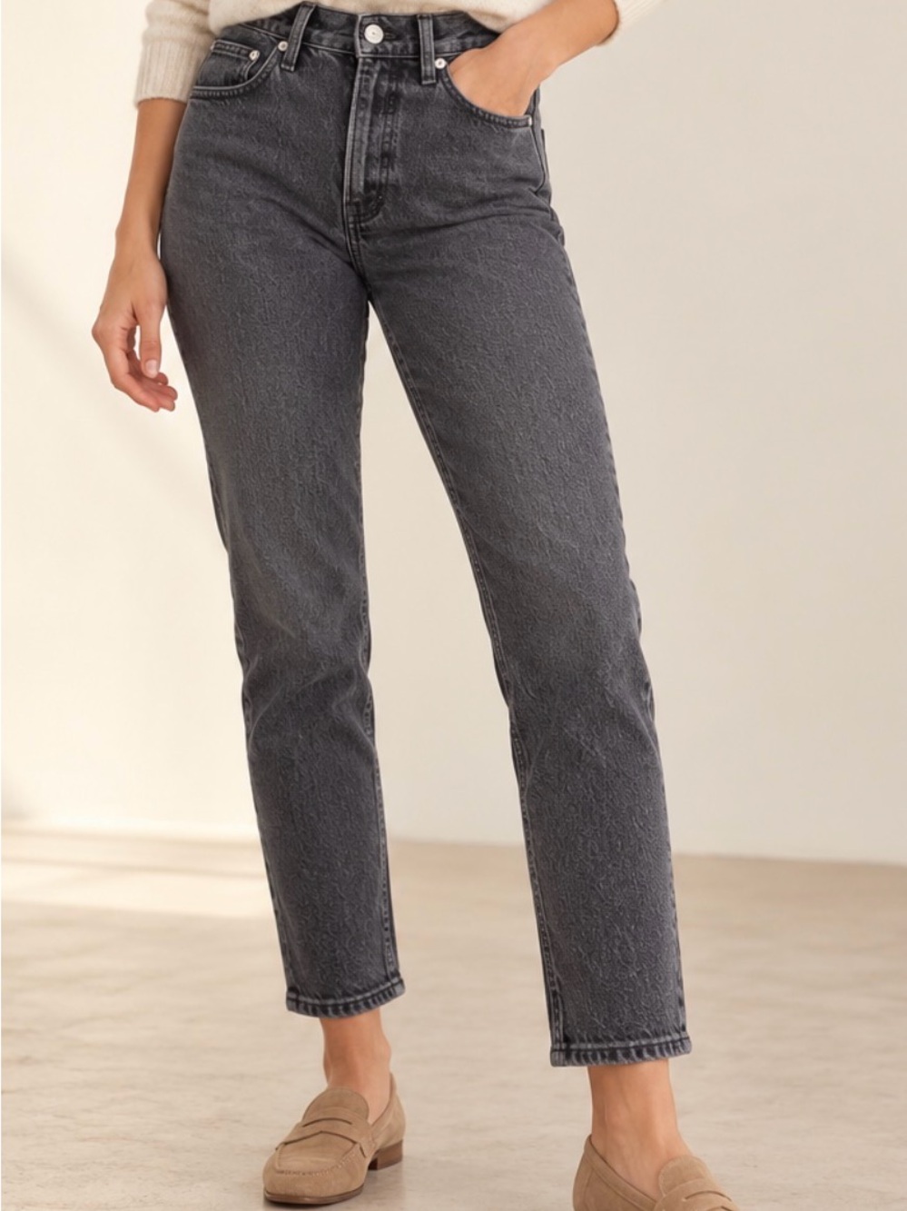 Madewell The Perfect Vintage Jean Size 24 Washed Charcoal